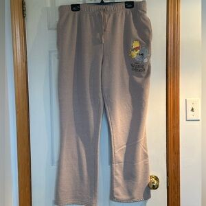 Ladies Disney Winnie the Pooh Wide Leg Joggers